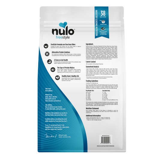 NULO Freestyle Adult Grain-Free Salmon Peas | 24lb
