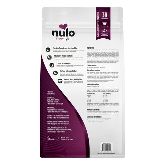 NULO Freestyle Small Breed Grain-Free Salmon Lentils | 11lb