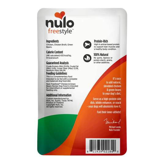 NULO Freestyle Broth Chicken/Green Beans | 2.8oz