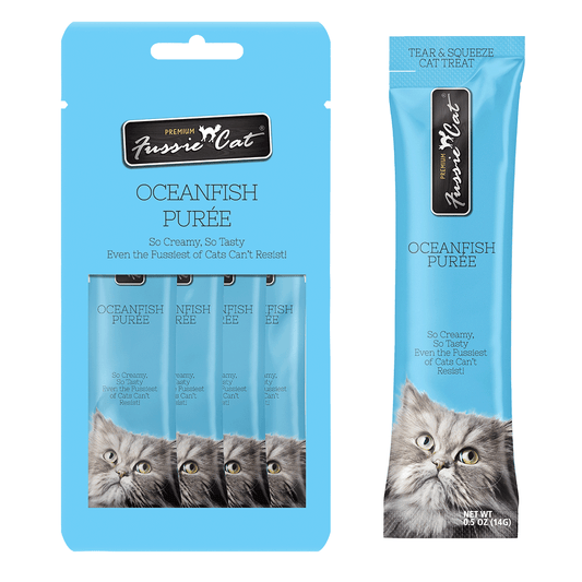 FUSSIE CAT Ocean Fish Puree - Cat Treat | 2oz