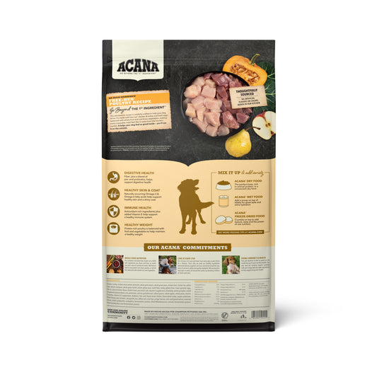 ACANA Free-Run Poultry Recipe Chicken/Turkey | 25lb