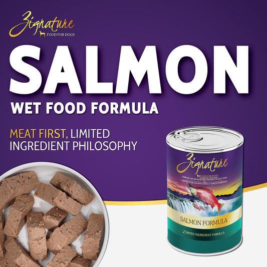 Alimento para Perros ZIGNATURE Fórmula de Salmón | 13oz