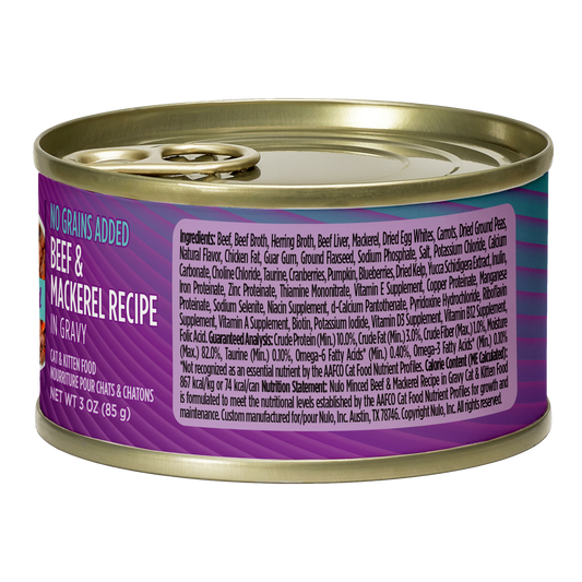 NULO Freestyle Cat Minced Beef Mackerel | 3oz