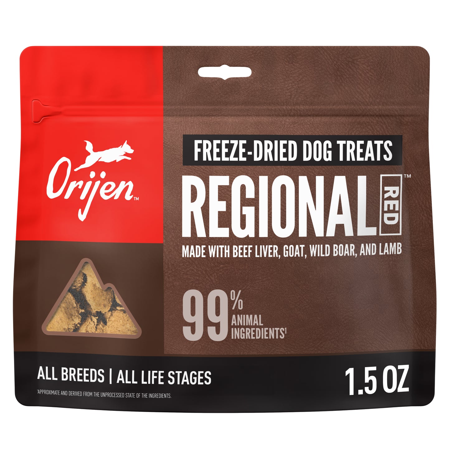 Premios liofilizados ORIJEN Regional Red | 42.5 g