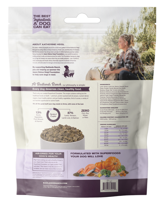 BADLANDS RANCH Superfood Complete Lamb & Vension | 11.5oz