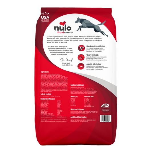 NULO Front Runner Adulto Res/Cebada/Cordero | 10.43kg