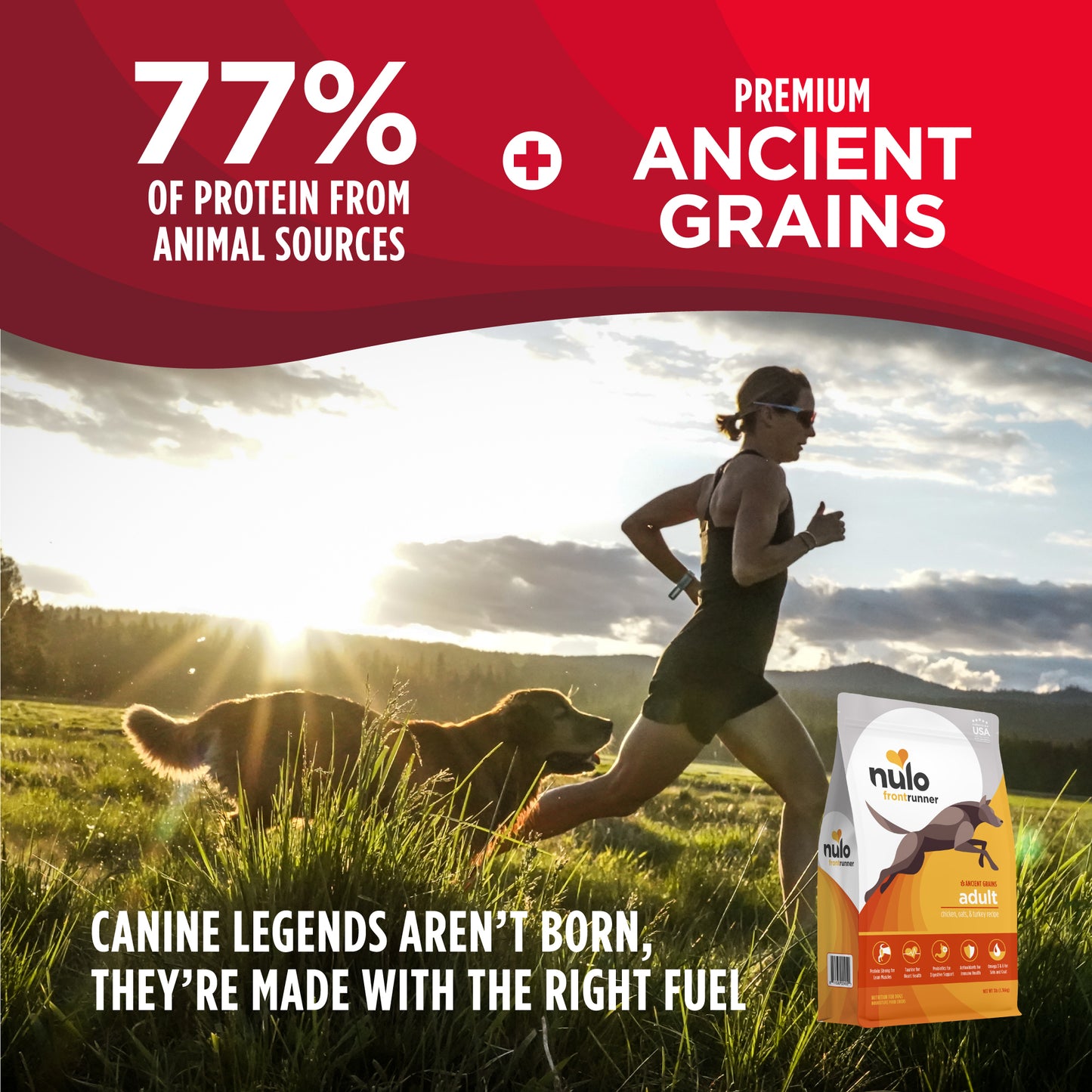 NULO Front Runner Adult Pollo/Avena/Pavo | 1,36 kg