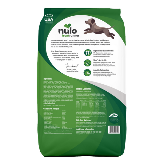 NULO Front Runner Pollo/Avena/Pavo para cachorros | 23 lb