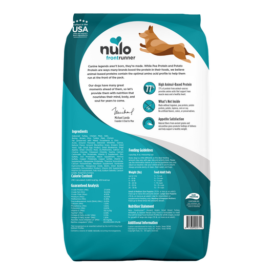 NULO Front Runner Raza Pequeña Pavo/Pescado Blanco/Quinoa | 11lb