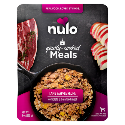 NULO Comida Cocinada Suavemente Bolsa Cordero Manzana | 9 oz