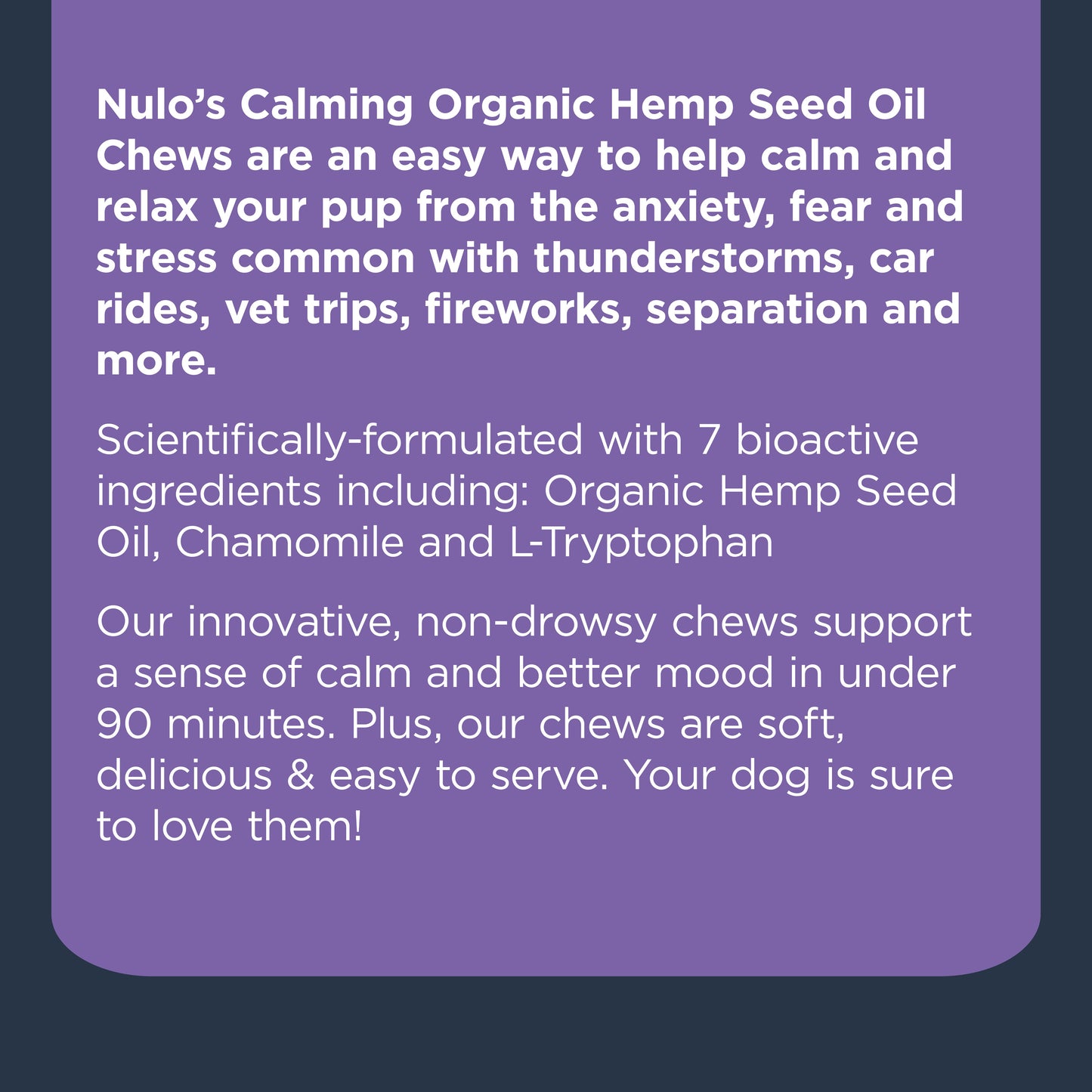 NULO Calming Soft Chews | 269 g