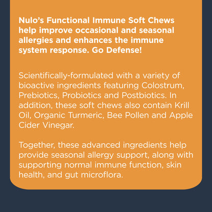 NULO Immune Masticables Suaves | 9.5oz