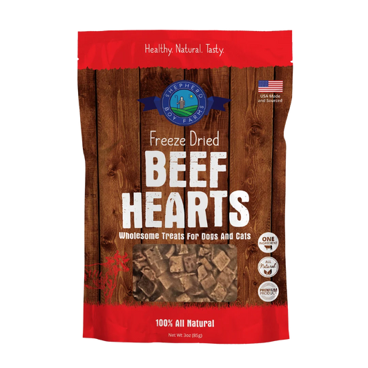 SHEPHERD BOY Beef Hearts | 8oz