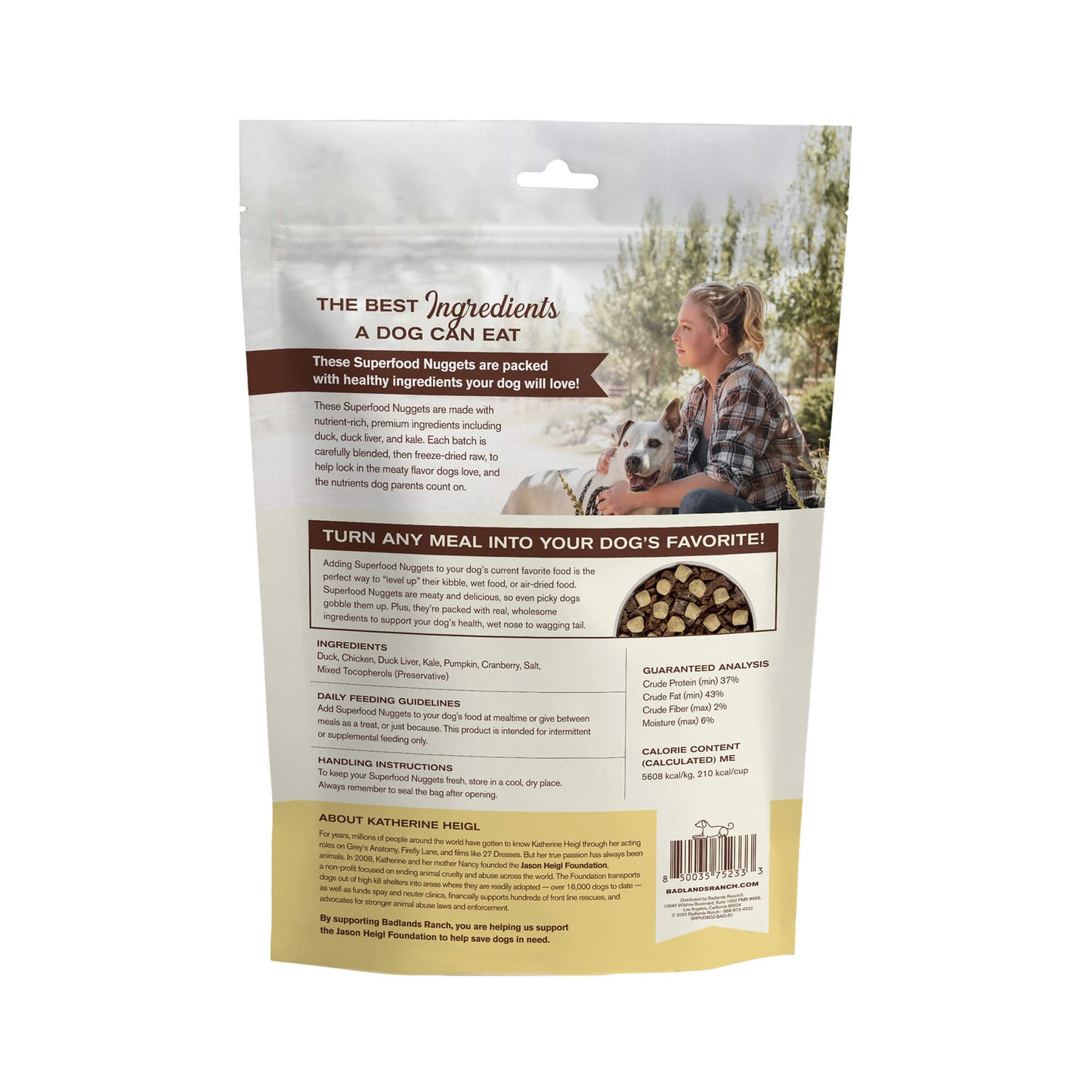 BADLANDS RANCH Croquetas de Superalimentos Pato y Col Rizada | 8oz