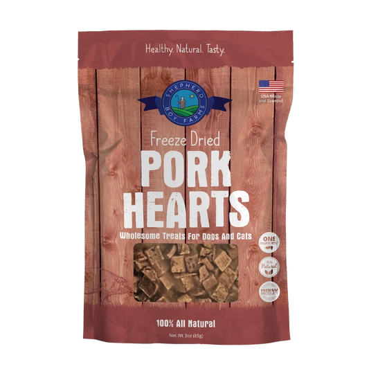 SHEPHERD BOY Pork Hearts | 3oz