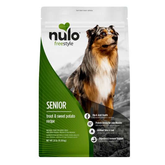 NULO Freestyle Senior Grain-Free Trout Sweet Potato | 24lb