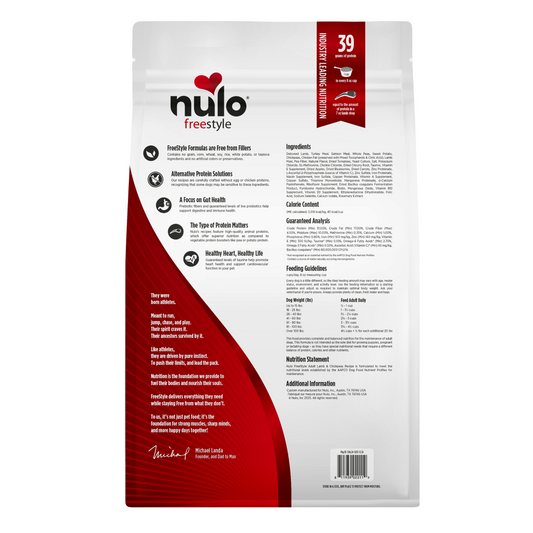 NULO Freestyle Adult Grain-Free Lamb Chickpeas | 24lb