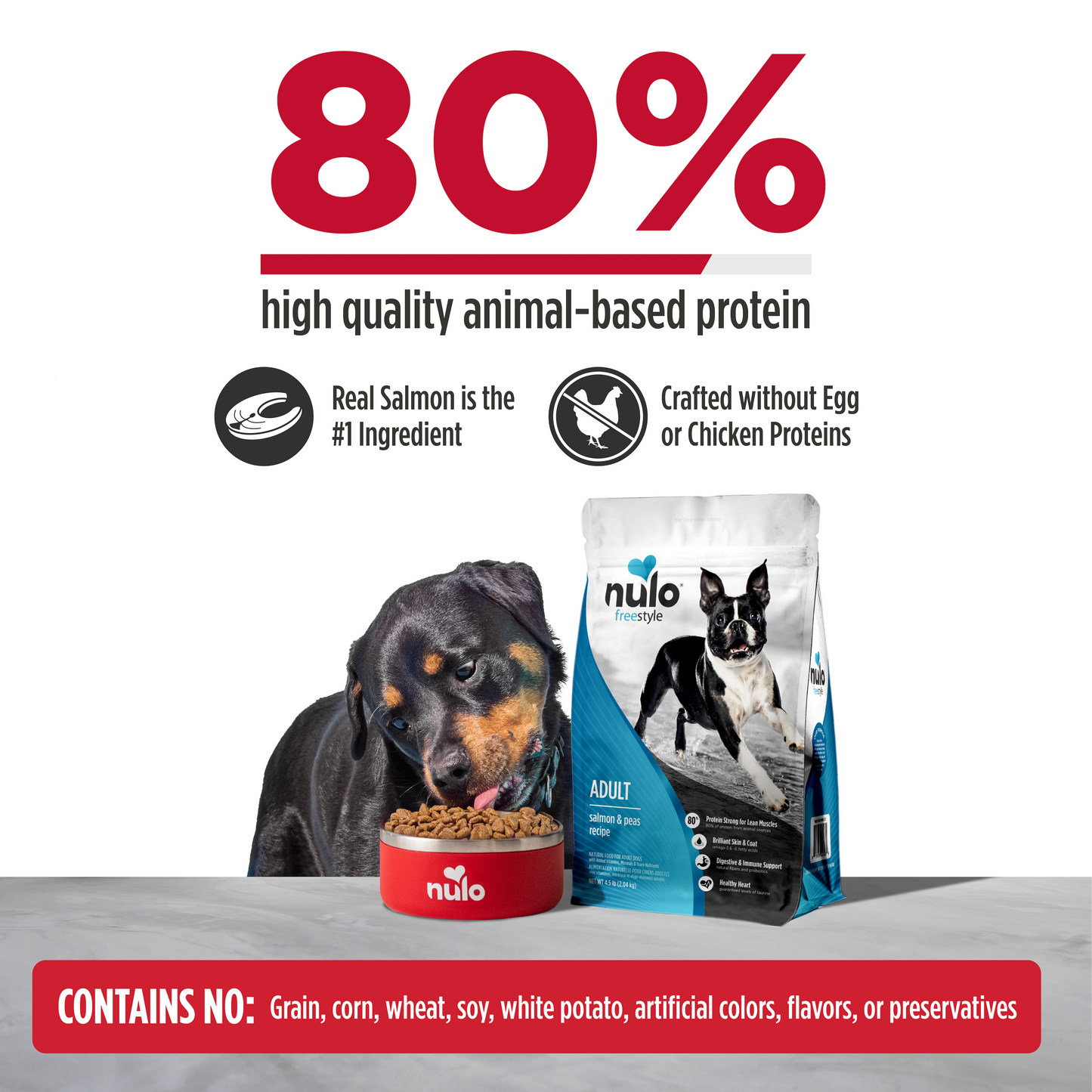 NULO Freestyle Adult Cordero Garbanzos Sin Cereales | 24 lb