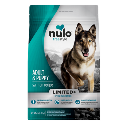 NULO Freestyle Limited+ Salmón sin cereales para adultos y cachorros | 1,81 kg