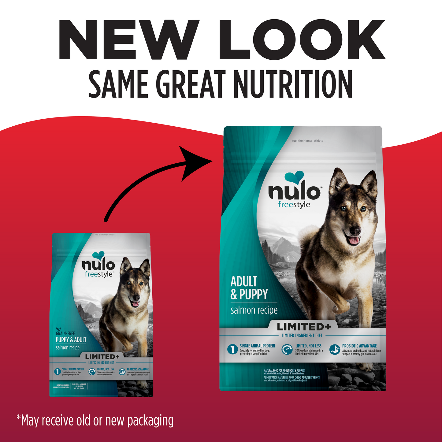 NULO Freestyle Limited+ Salmón sin cereales para adultos y cachorros | 1,81 kg