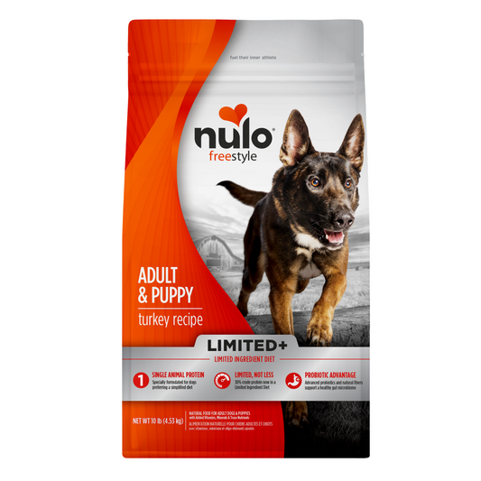 NULO Freestyle Adult/Puppy Limited+ Grain-Free Turkey | 10lb