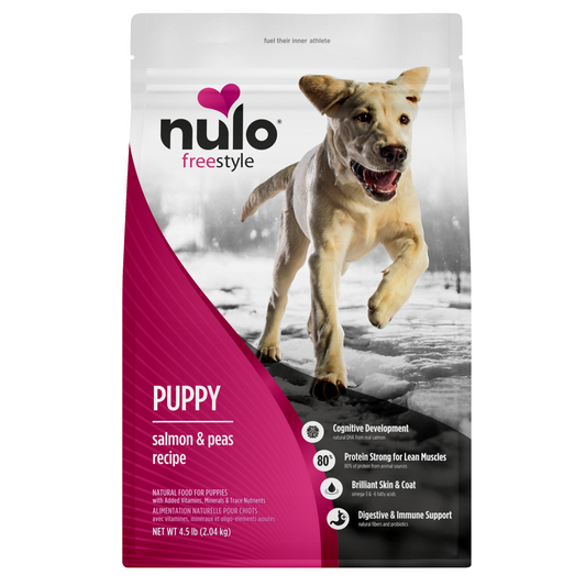 NULO Freestyle Puppy Grain-Free Salmon Peas | 24lb