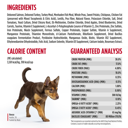 NULO Freestyle Puppy Salmón y Guisantes Sin Granos | 4.5lb