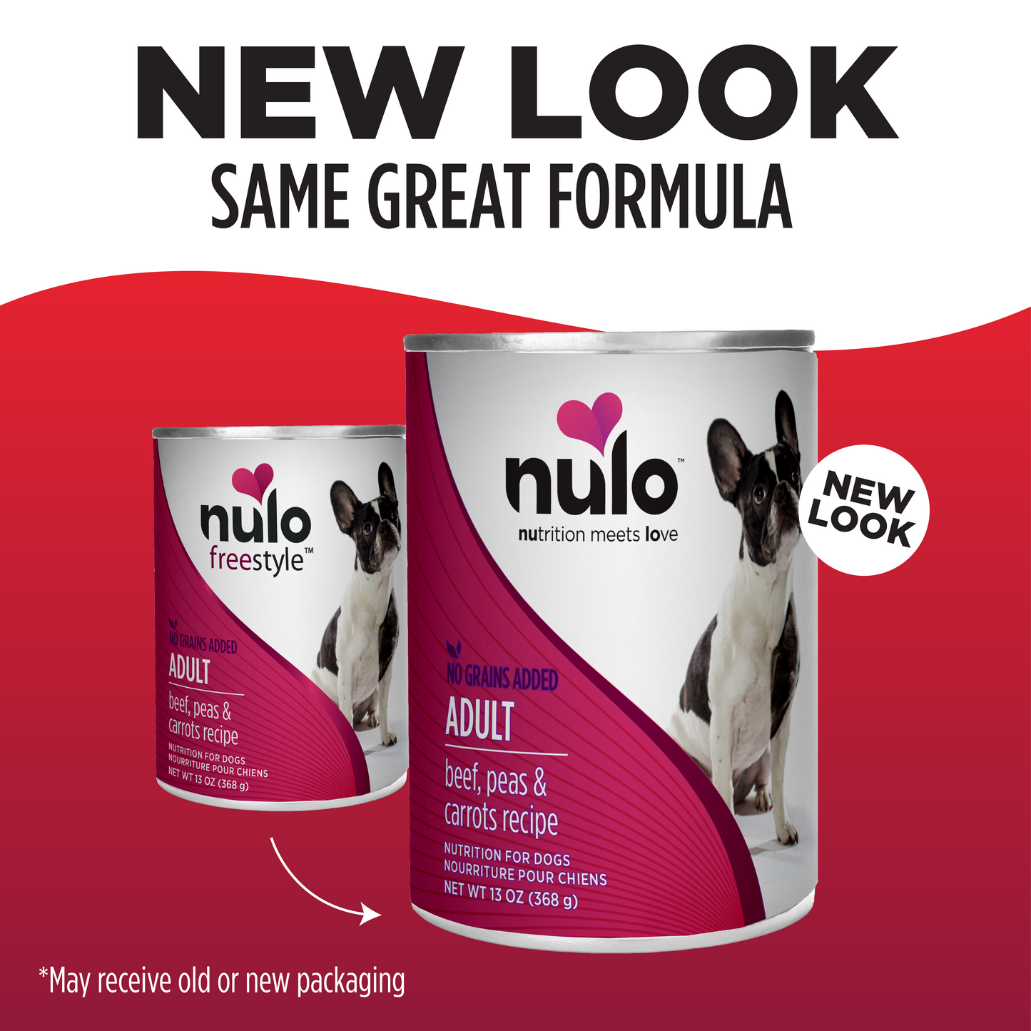 NULO Freestyle Sin Granos Res Chícharos Zanahorias | 13oz