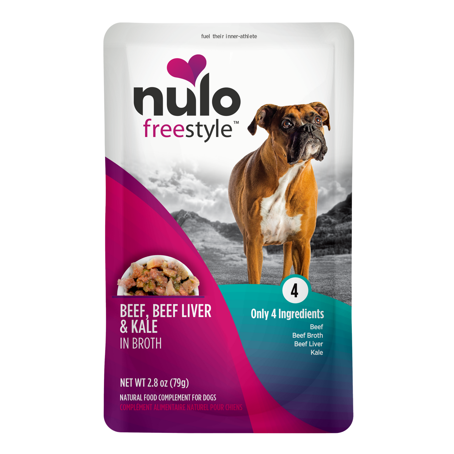 Caldo NULO Freestyle Res/Hígado de res/Col rizada | 2.8oz
