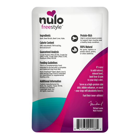NULO Freestyle Broth Beef/Beef Liver/Kale | 2.8oz