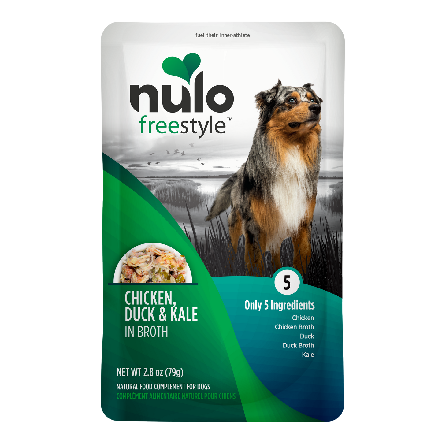 Caldo NULO Freestyle Pollo/Pato/Col Rizada | 2.8oz