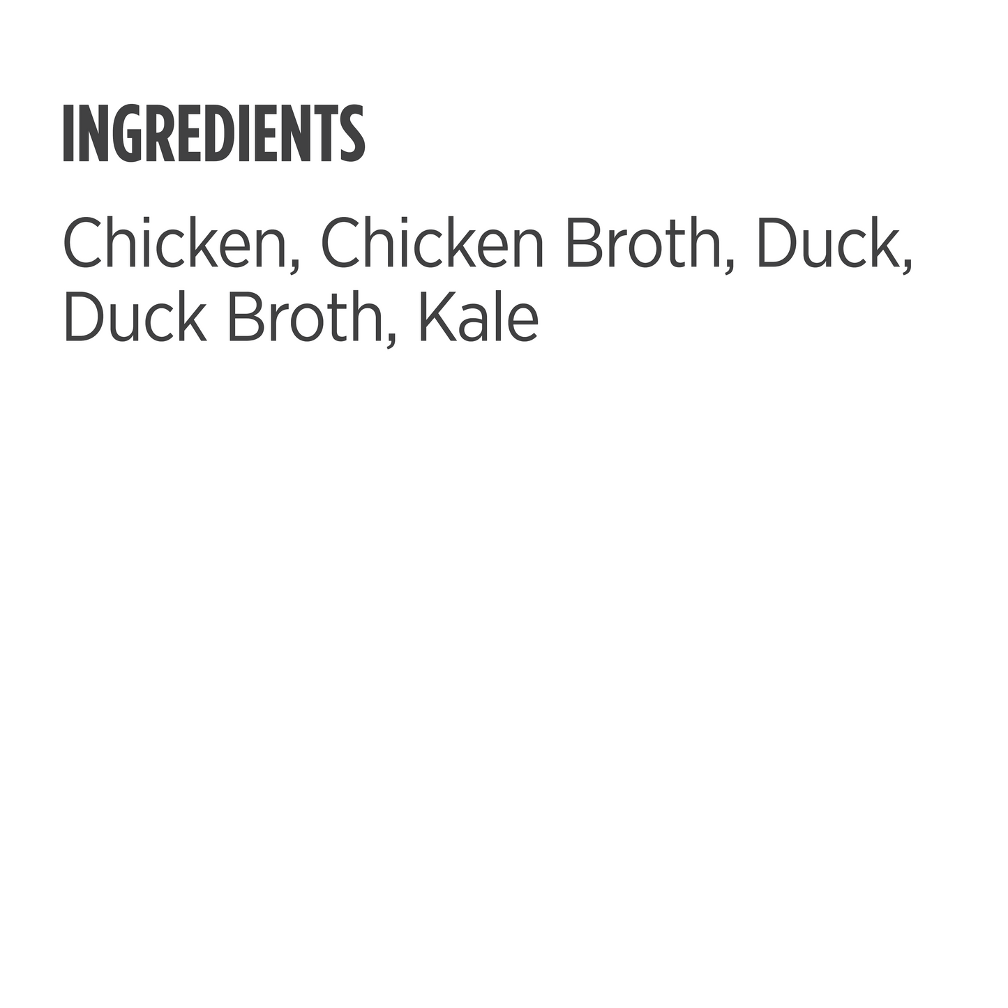 Caldo NULO Freestyle Pollo/Pato/Col Rizada | 2.8oz