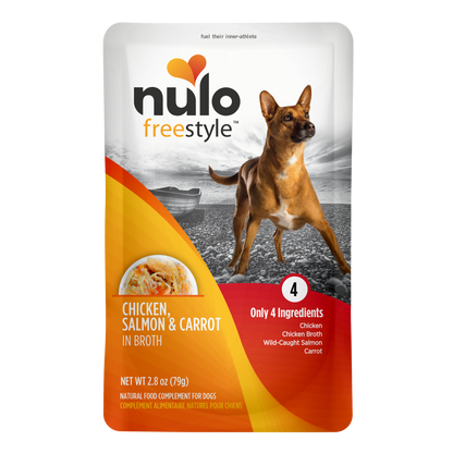 NULO Caldo Estilo Libre Pollo/Salmón/Zanahoria | 2.8oz