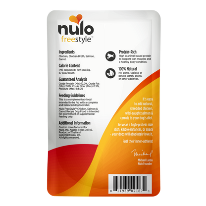 NULO Caldo Estilo Libre Pollo/Salmón/Zanahoria | 2.8oz