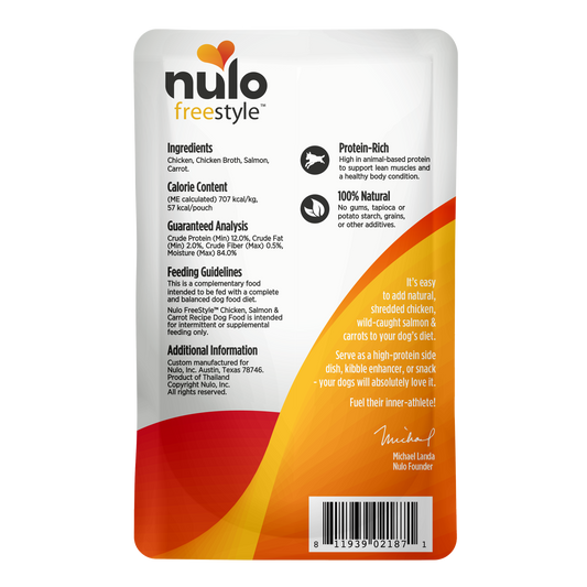 NULO Freestyle Broth Chicken/Salmon/Carrot | 2.8oz