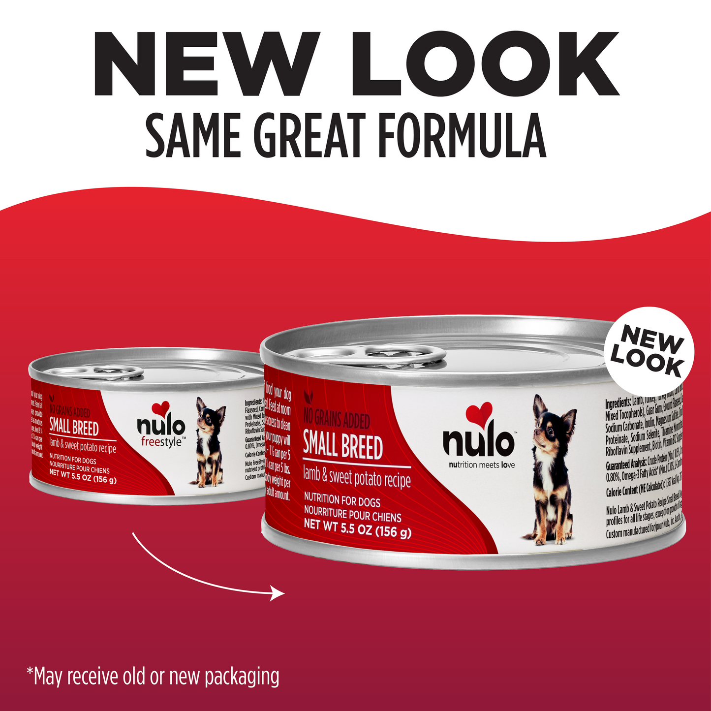 NULO Freestyle Sin Granos Raza Pequeña Cordero/Camote | 5.5oz