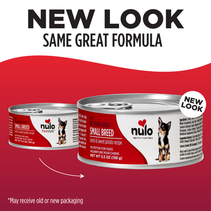 NULO Freestyle Sin Granos Raza Pequeña Cordero/Camote | 5.5oz