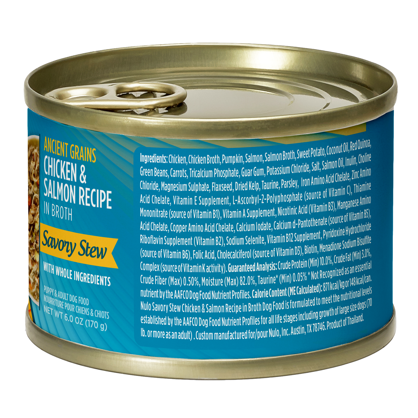 NULO Estofado Salado Pollo Salmón | 6oz