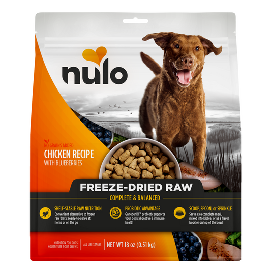 NULO Freeze-Dried Raw Chicken/Blueberry | 18oz