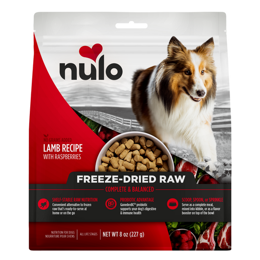 NULO Freeze-Dried Raw Lamb/Raspberry | 8oz