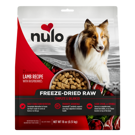 NULO Freeze-Dried Raw Lamb/Raspberry | 18oz