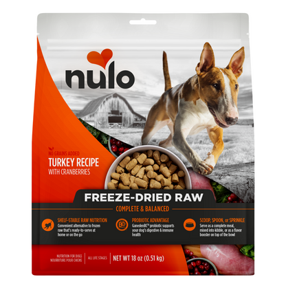 NULO Pavo/Arándano Crudo Liofilizado | 18oz