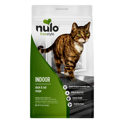 NULO Gato de interior sin cereales Pato Bacalao | 5.4 kg