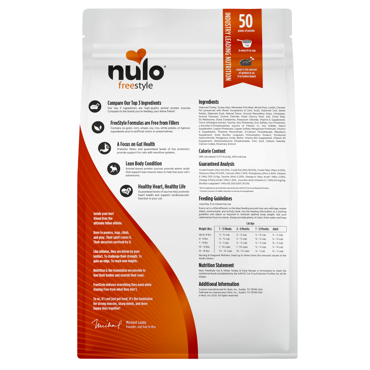NULO Gato/Gatito Pavo Pato sin Granos | 2.27 kg