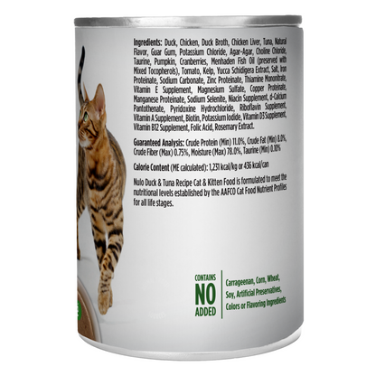 NULO Freestyle Paté de Pato y Atún sin Cereales para Gatos | 12.5oz