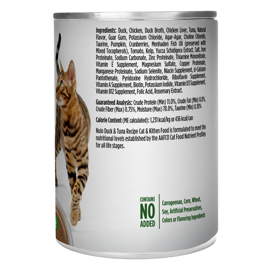 NULO Freestyle Cat Grain-Free Duck Tuna Pate | 12.5oz