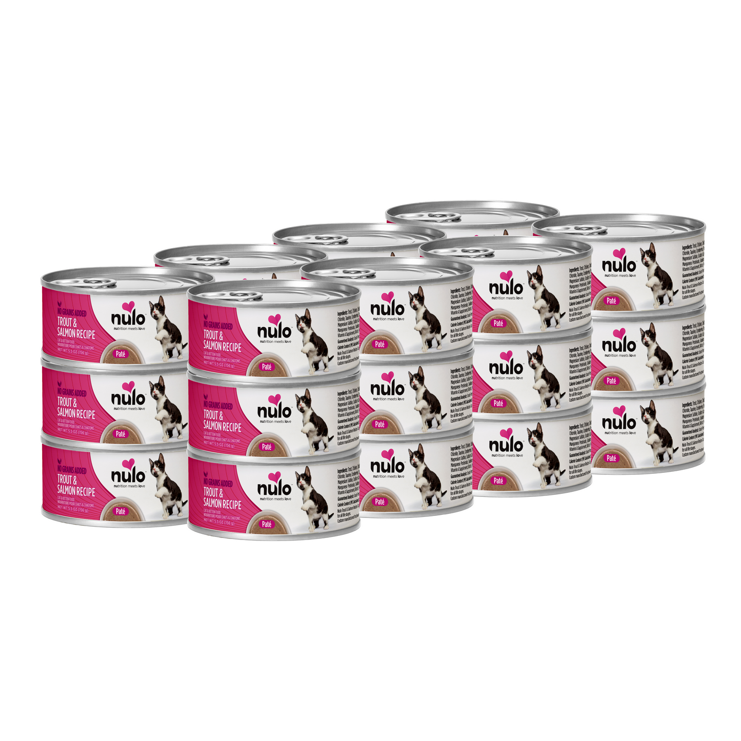 NULO Freestyle Paté sin Granos para Gatos Trucha Salmón | 5.5oz