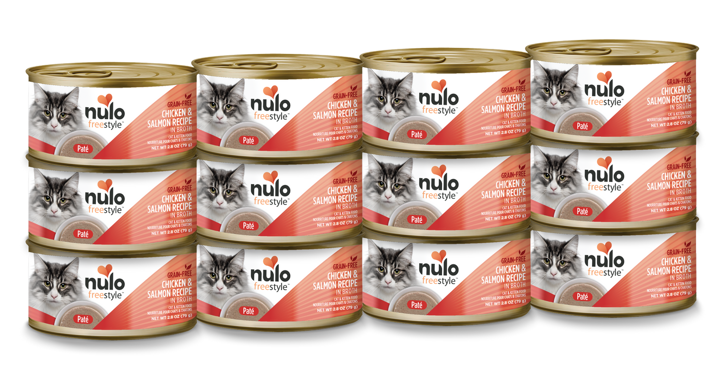 NULO Freestyle Gato Sin Cereales Pollo/Salmón | 2.8oz