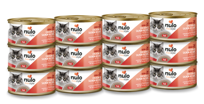 NULO Freestyle Gato Sin Cereales Pollo/Salmón | 2.8oz