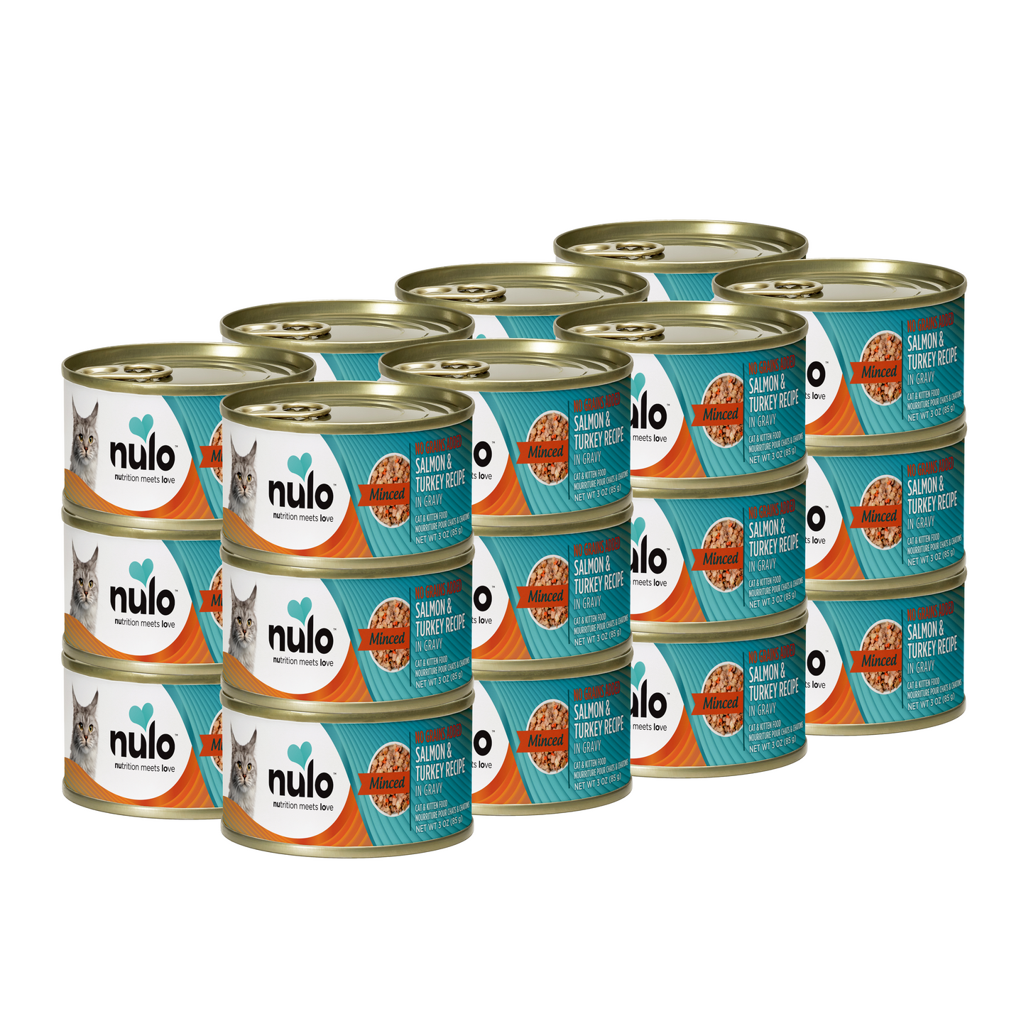 NULO Freestyle Gato Salmón Pavo Picado | 85g